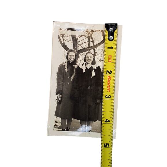 3 Vtg Friends Hanging Out on Cold Day Original Monochrome Photography Found - Picture 2 of 4